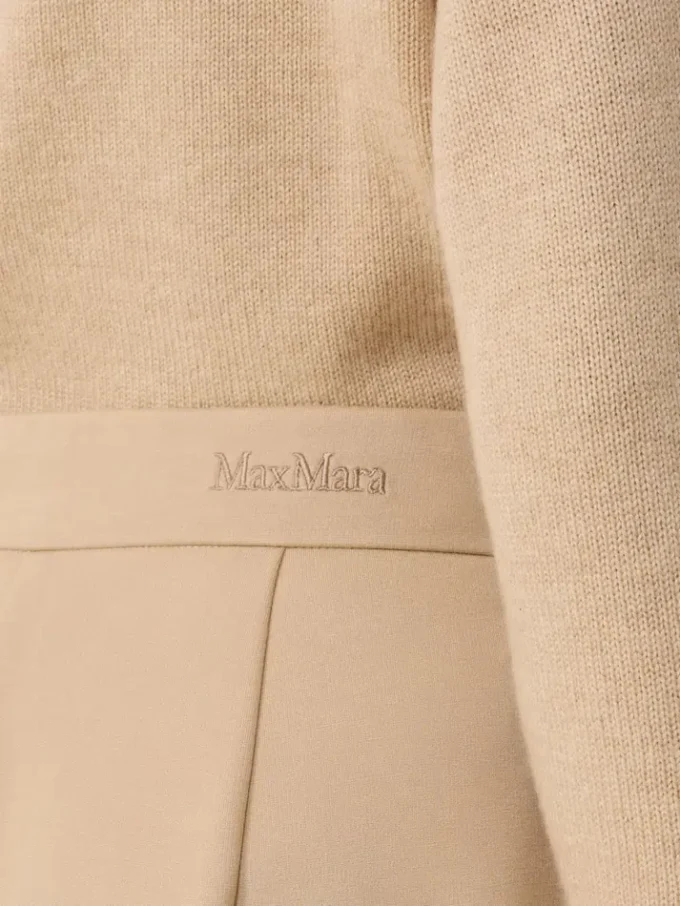 Compact jersey trousers, albino