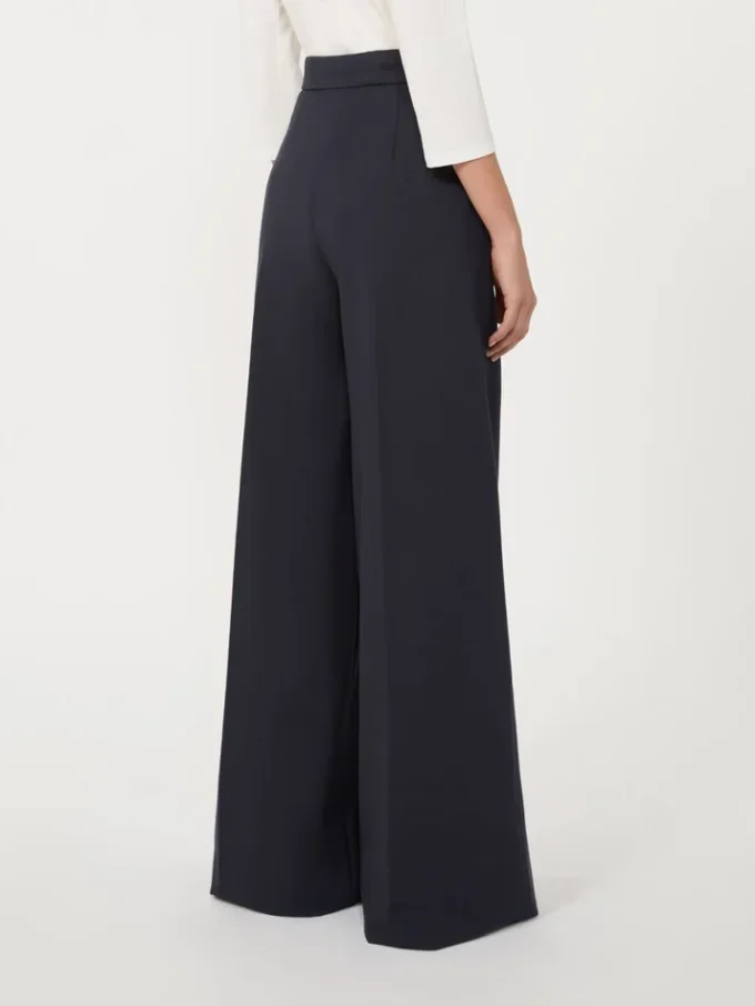 Compact jersey trousers, ultramarine