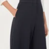 Compact jersey trousers, ultramarine