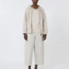 Cotton and modal t-shirt, beige