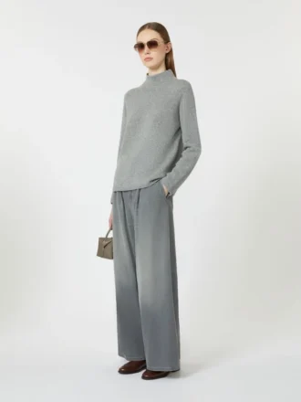 Cotton and viscose denim jeans, medium grey