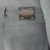 Cotton and viscose denim jeans, medium grey