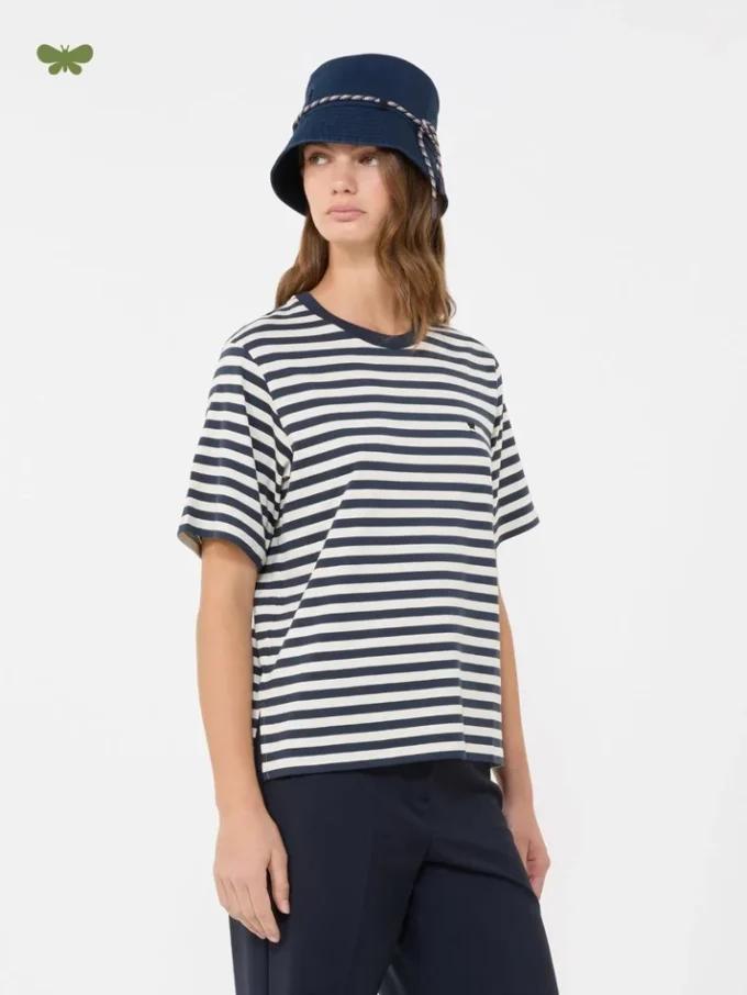 Cotton basic t-shirt, ecru Cotton basic t-shirt, ecru
