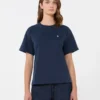 Cotton basic t-shirt, navy Cotton basic t-shirt, navy