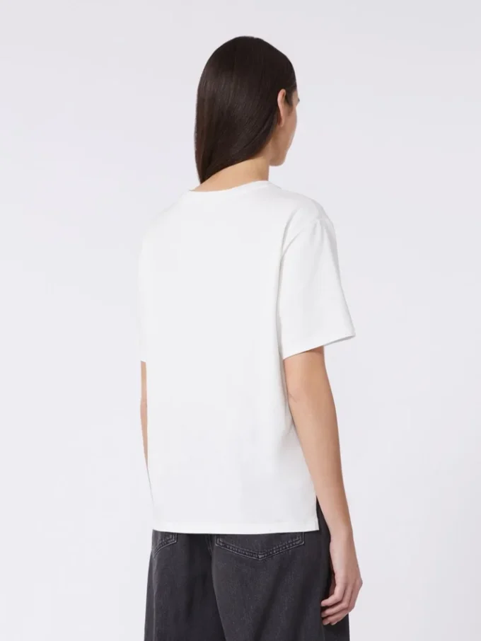 Cotton basic t-shirt, optical white Cotton basic t-shirt, optical white