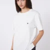 Cotton basic t-shirt, optical white Cotton basic t-shirt, optical white