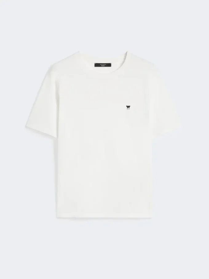 Cotton basic t-shirt, optical white Cotton basic t-shirt, optical white