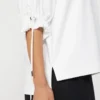 Cotton-blend jersey t-shirt, optical white