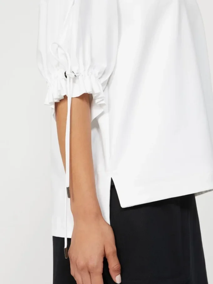 Cotton-blend jersey t-shirt, optical white