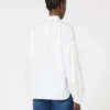 Cotton blouse, ivory