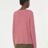 Cotton boxy sweater, antique rose Cotton boxy sweater, antique rose