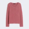 Cotton boxy sweater, antique rose Cotton boxy sweater, antique rose