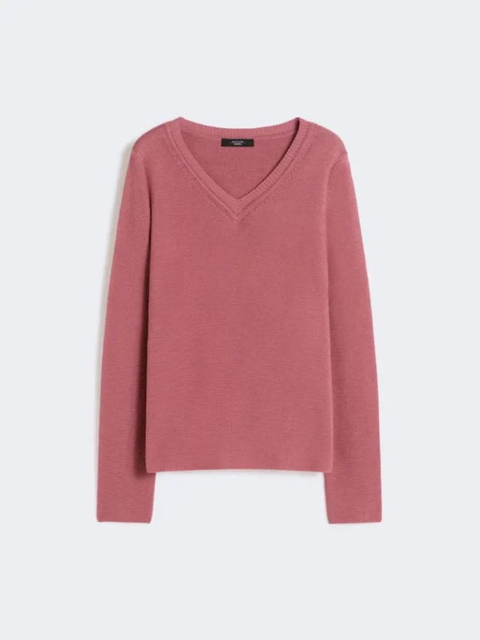 Cotton boxy sweater, antique rose Cotton boxy sweater, antique rose