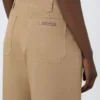 Cotton bull denim cargo trousers, sand