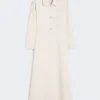 Cotton bull denim shirt dress, sand Cotton bull denim shirt dress, sand