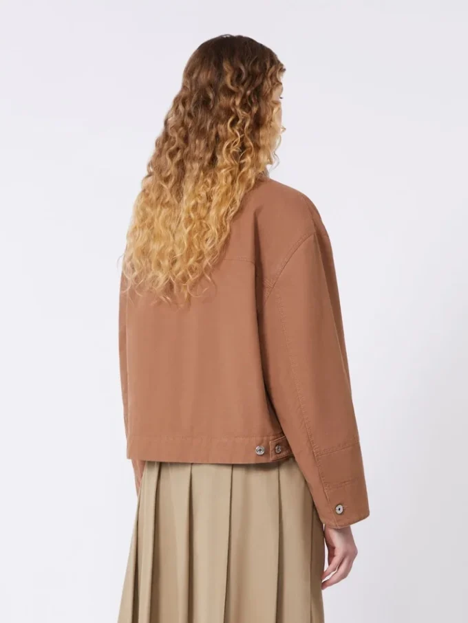 Cotton canvas jacket, tobacco Cotton canvas jacket, tobacco