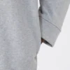 Cotton crew-neck sweatshirt, light grey