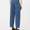 Cotton denim candle-leg jeans, midnightblue Cotton denim candle-leg jeans, midnightblue