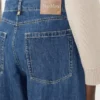 Cotton denim candle-leg jeans, midnightblue Cotton denim candle-leg jeans, midnightblue