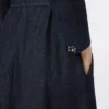 Cotton denim dress with belt, ultramarine Cotton denim dress with belt, ultramarine