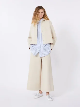 Cotton drill trousers, sand