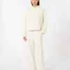 Cotton jersey sweatshirt, ivory Cotton jersey sweatshirt, ivory