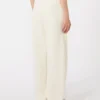 Cotton fleece trousers, ivory Cotton fleece trousers, ivory