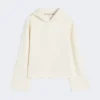 Cotton jersey sweatshirt, ivory Cotton jersey sweatshirt, ivory