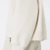 Cotton jersey sweatshirt, sand
