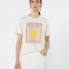 Cotton jersey t-shirt, ecru
