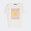 Cotton jersey t-shirt, ecru