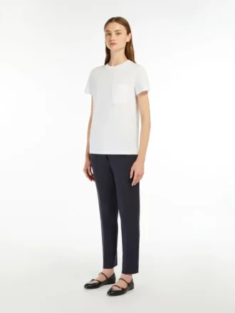 Cotton jersey t-shirt, optical white