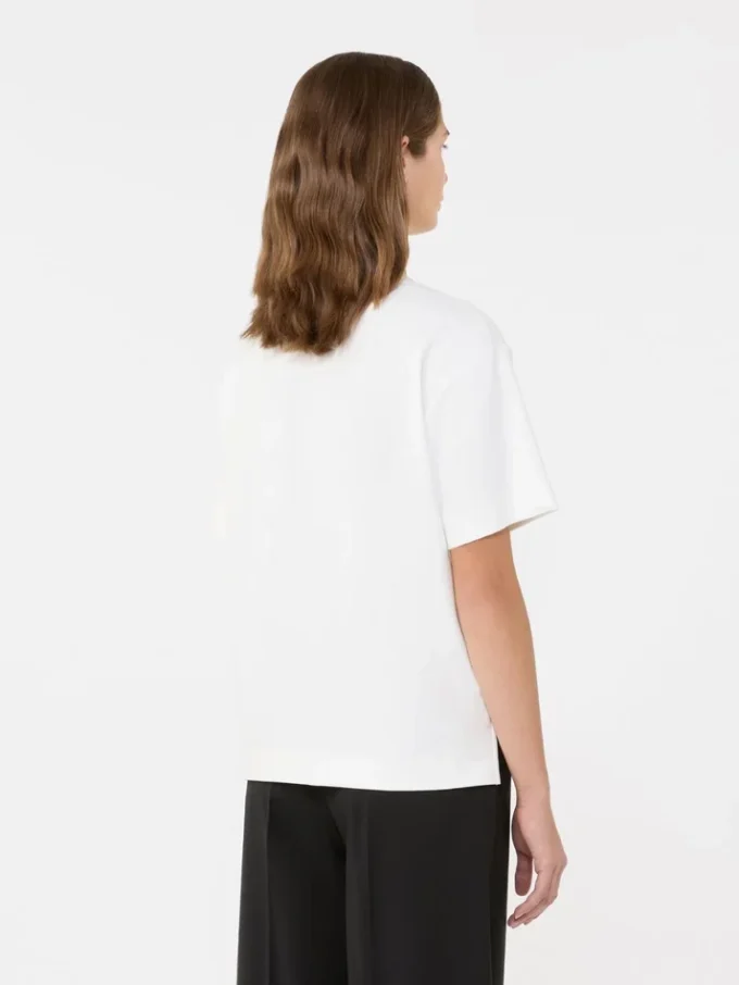 Cotton jersey t-shirt, white