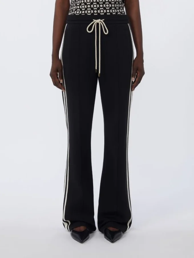 Cotton jersey trousers, black Cotton jersey trousers, black