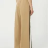 Cotton jersey trousers, hazelnut brown