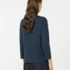 Cotton knit t-shirt, ultramarine