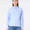 Cotton oxford shirt, light blue