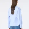 Cotton oxford shirt, light blue