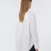Cotton oxford shirt, white