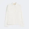 Cotton oxford shirt, white