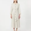 Cotton poplin dress, ice Cotton poplin dress, ice
