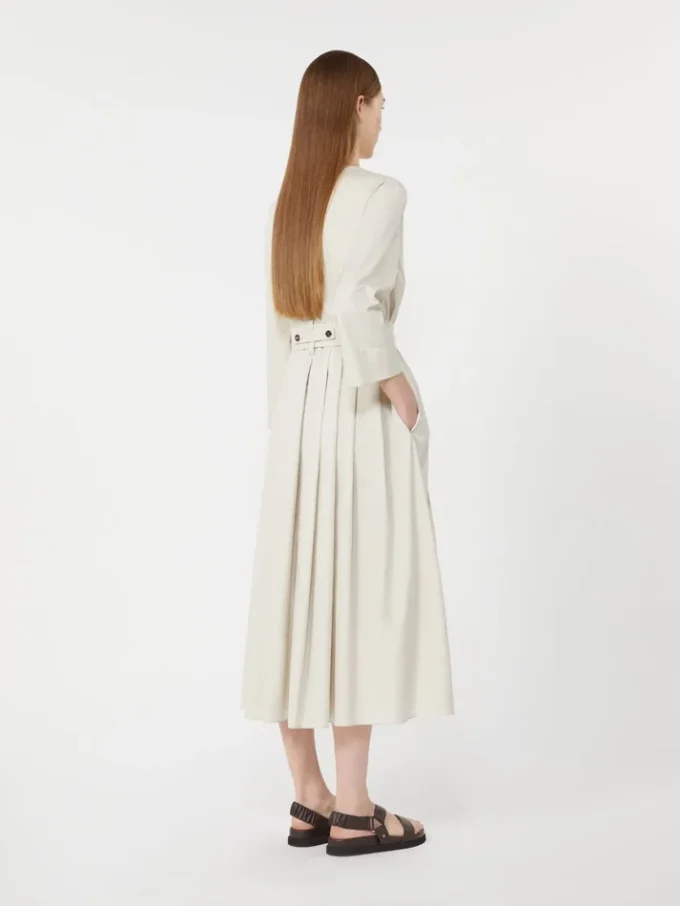 Cotton poplin dress, ice Cotton poplin dress, ice