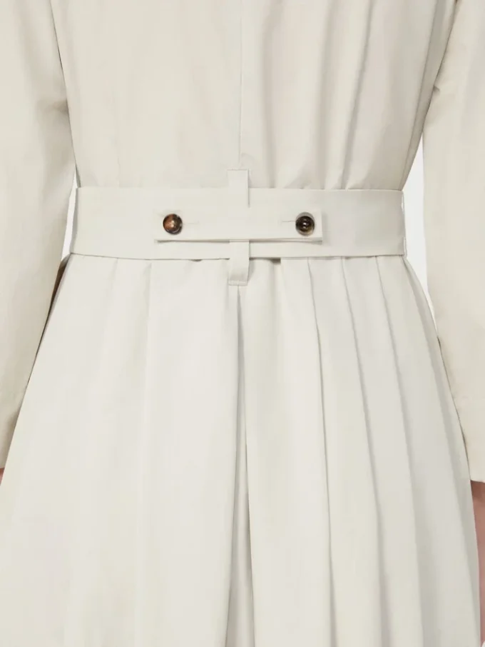Cotton poplin dress, ice Cotton poplin dress, ice