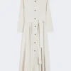 Cotton poplin dress, ice Cotton poplin dress, ice
