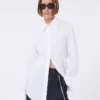 Cotton poplin shirt, optical white