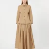 Cotton poplin skirt, desert Cotton poplin skirt, desert