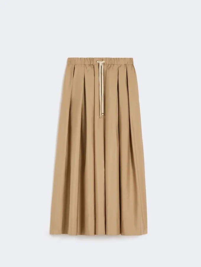 Cotton poplin skirt, desert Cotton poplin skirt, desert