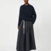 Cotton poplin skirt, ultramarine Cotton poplin skirt, ultramarine