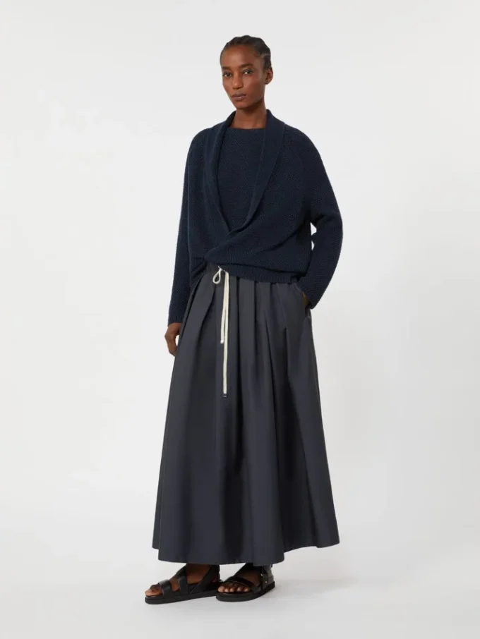Cotton poplin skirt, ultramarine Cotton poplin skirt, ultramarine