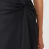 Cotton satin skirt, black Cotton satin skirt, black